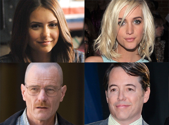 Nina Dobrev, Vampire Diaries, Ashlee Simpson, Bryan Cranston, Breaking Bad, Matthew Broderick Nina Dobrev, Vampire Diaries, Ashlee Simpson, Bryan Cranston, Breaking Bad, Matthew Broderick
